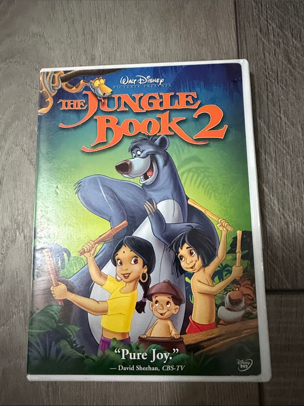 Disney The Jungle Book 2 DVD - Green, Blue, Orange Artwork